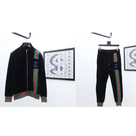 Gucci Zip Jacket & Jogging Pants - FashionPlug