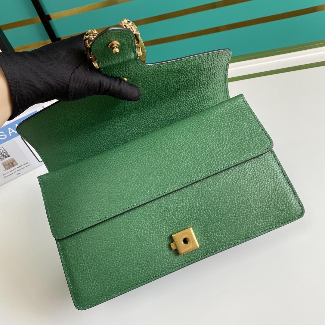 Gucci Dionysus leather shoulder bag(28-17-9cm)   - FashionPlug