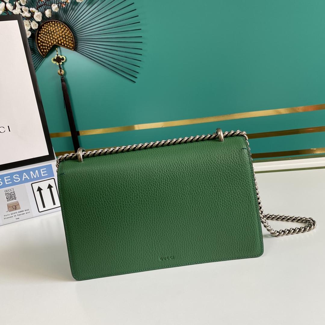 Gucci Dionysus leather shoulder bag(28-17-9cm)   - FashionPlug