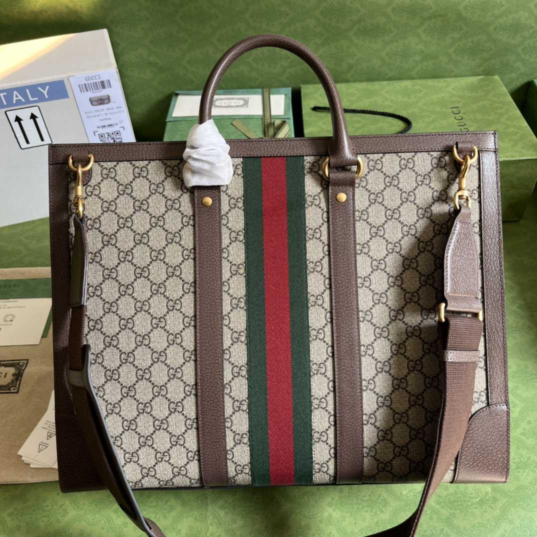 Gucci Ophidia Large Tote Bag(43-35-18.5CM)   - FashionPlug