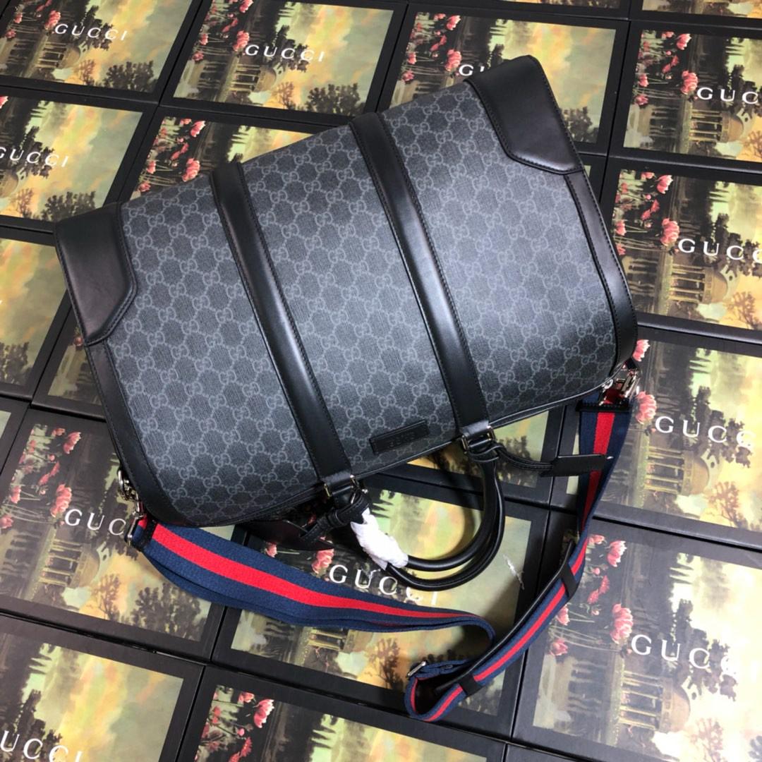 Gucci GG Black Carry-On Duffle - FashionPlug