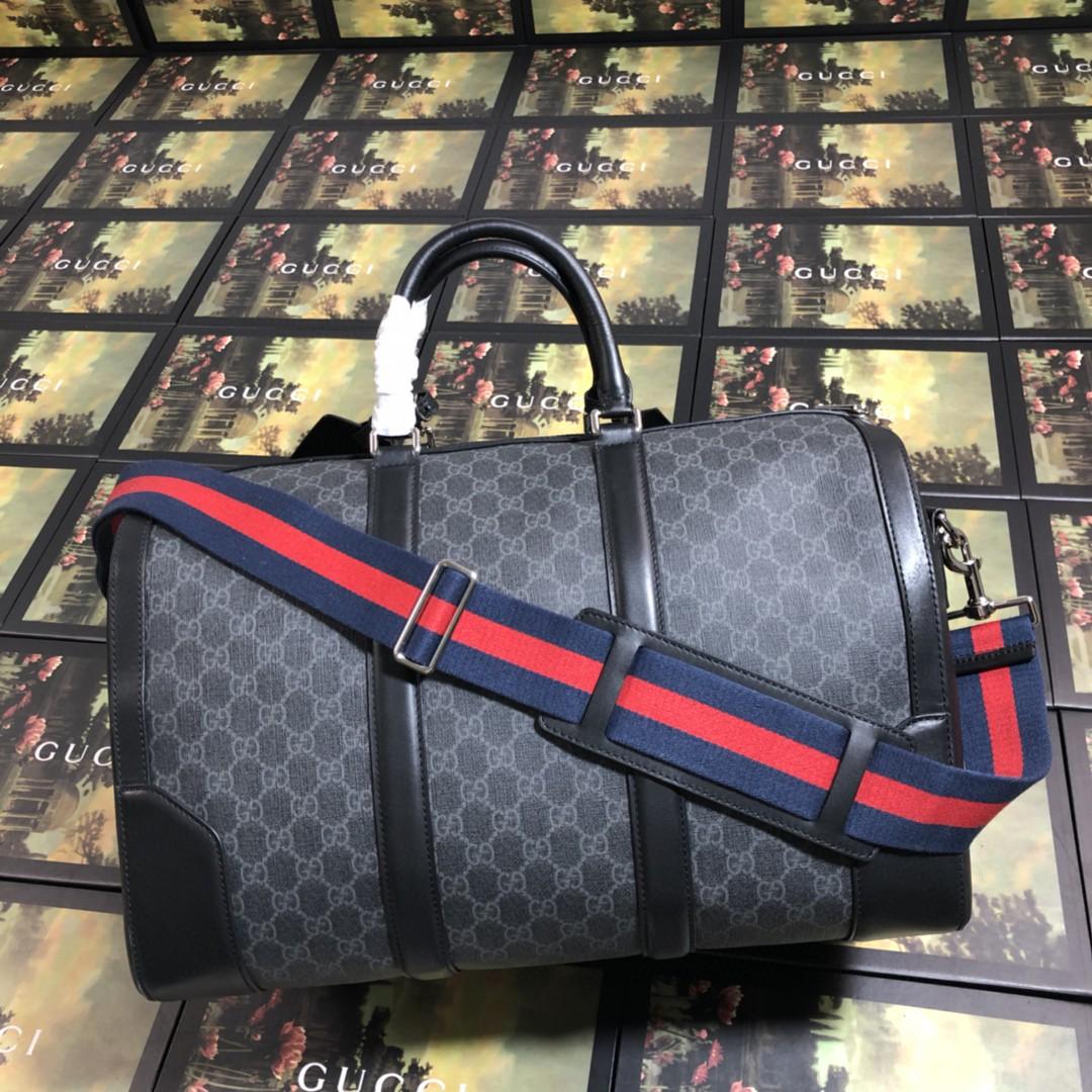 Gucci GG Black Carry-On Duffle - FashionPlug