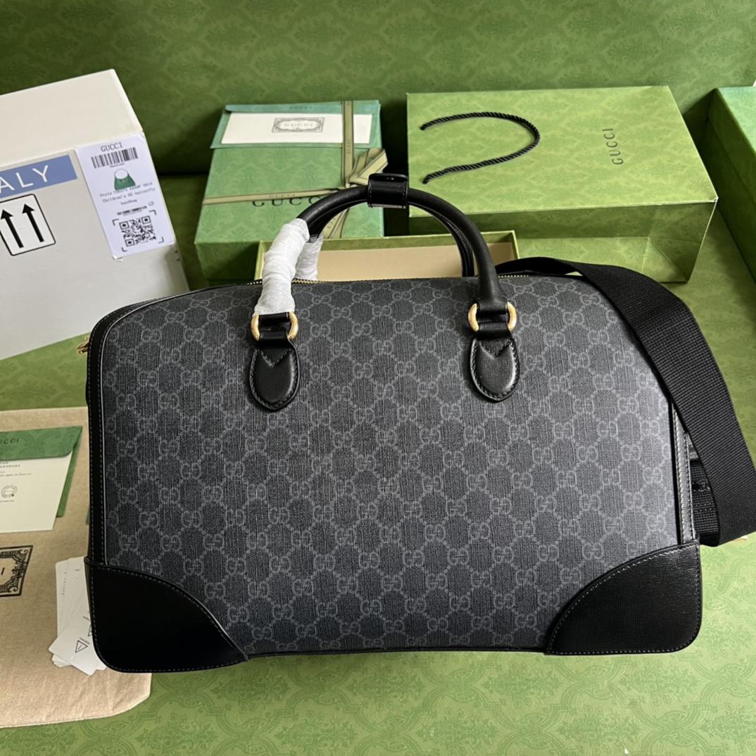Gucci Duffle Bag With Interlocking G(42-26-24cm) - FashionPlug