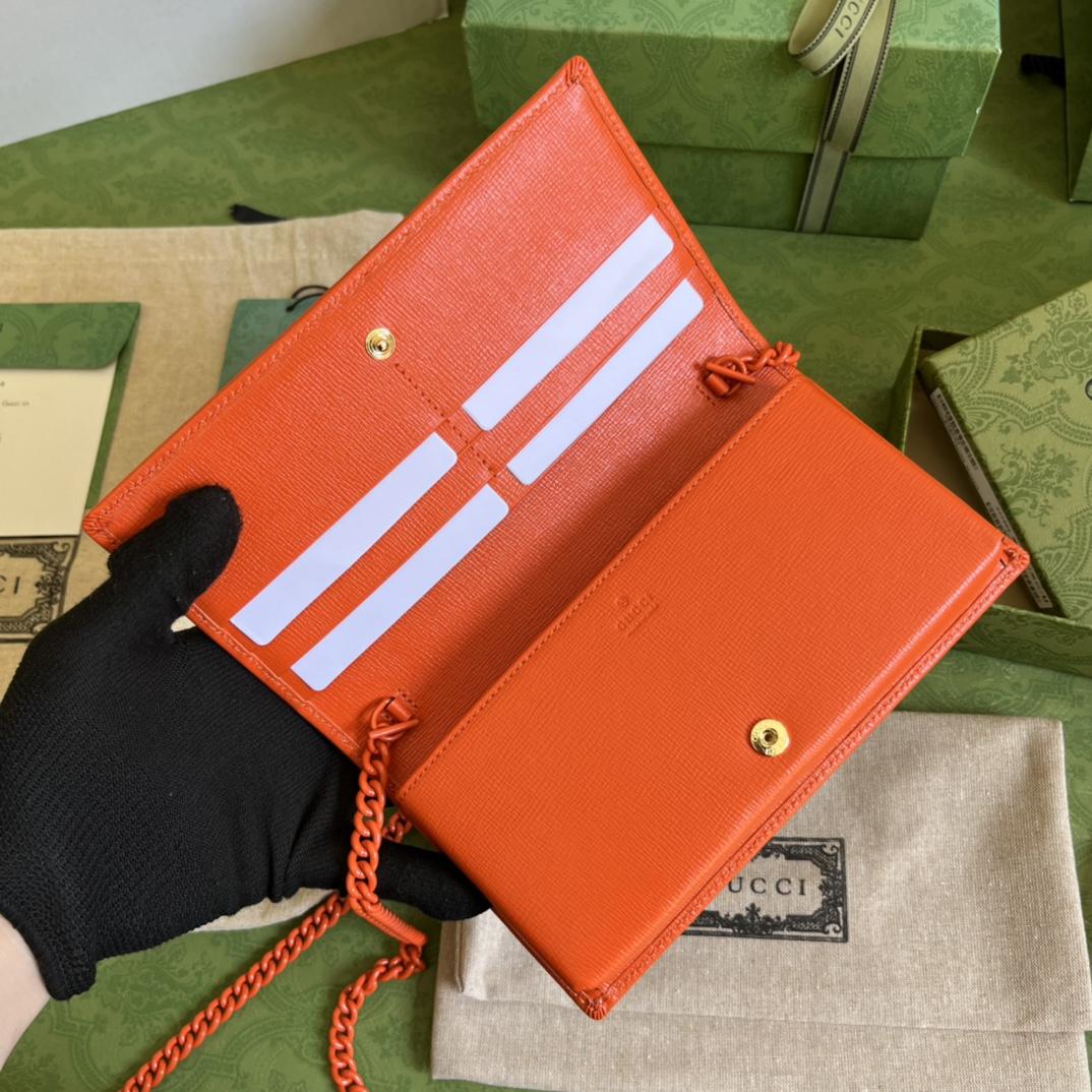 Gucci Horsebit 1955 Wallet With Chain(19-10-4cm) - FashionPlug