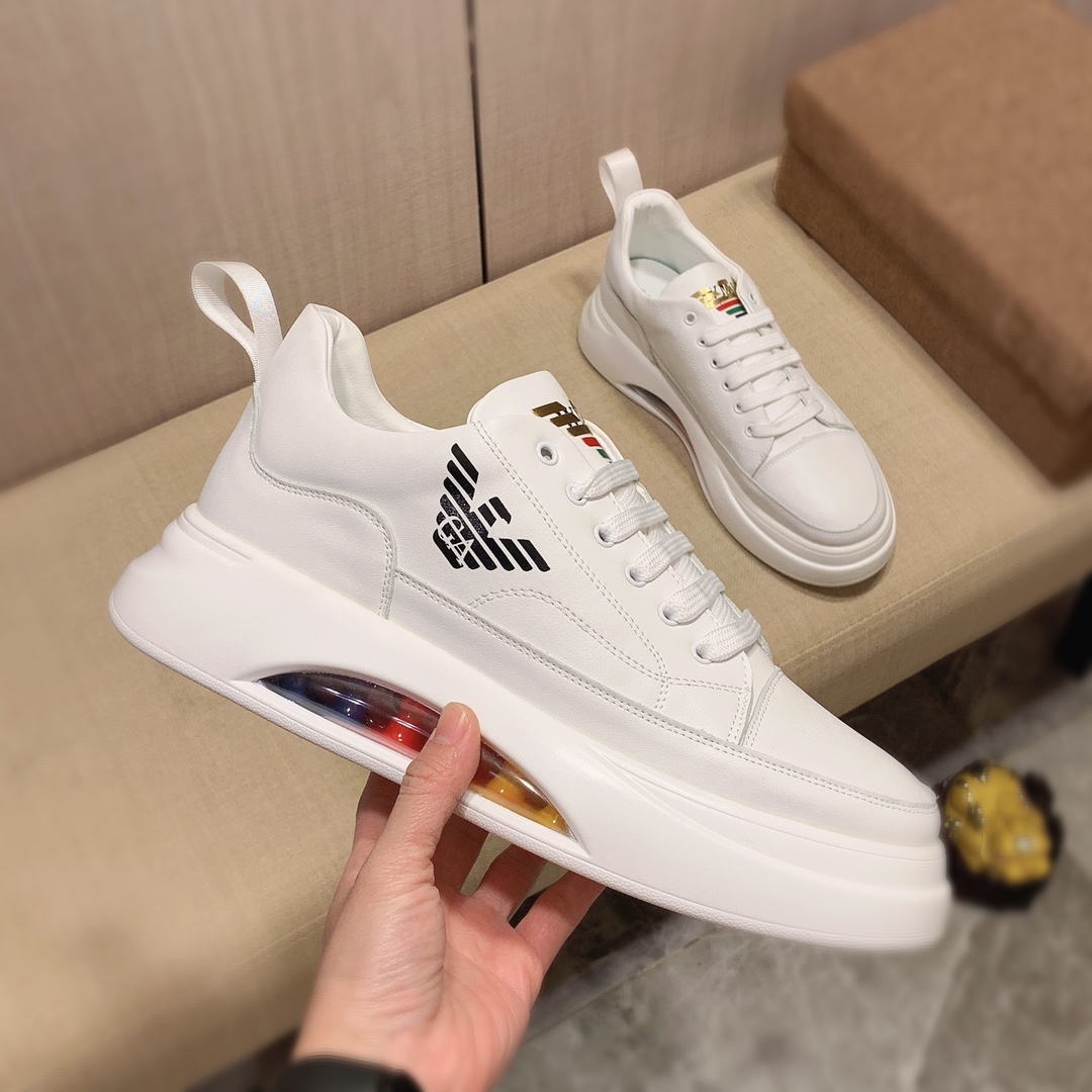 Armani Logo Sneakers - FashionPlug