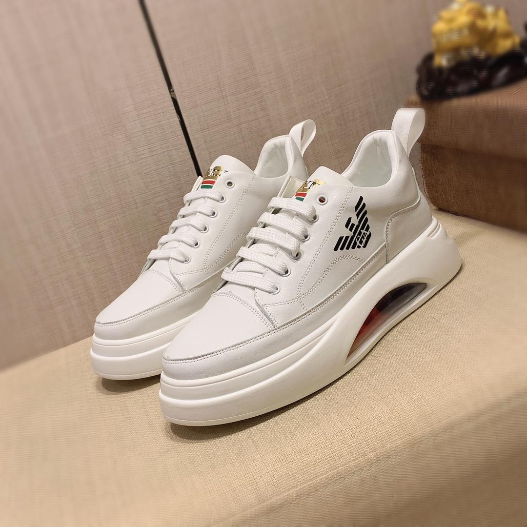 Armani Logo Sneakers - FashionPlug
