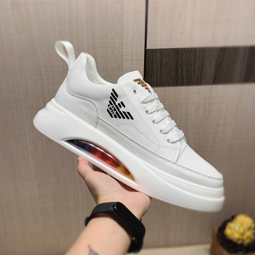 Armani Logo Sneakers - FashionPlug