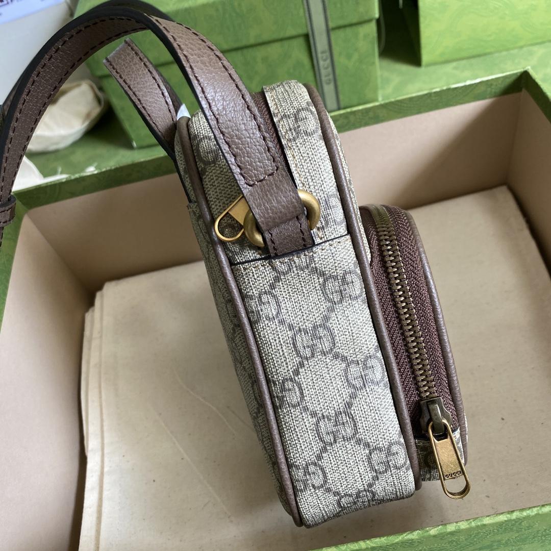 Gucci Ophidia GG Mini Bag(12-16-7cm)   - FashionPlug