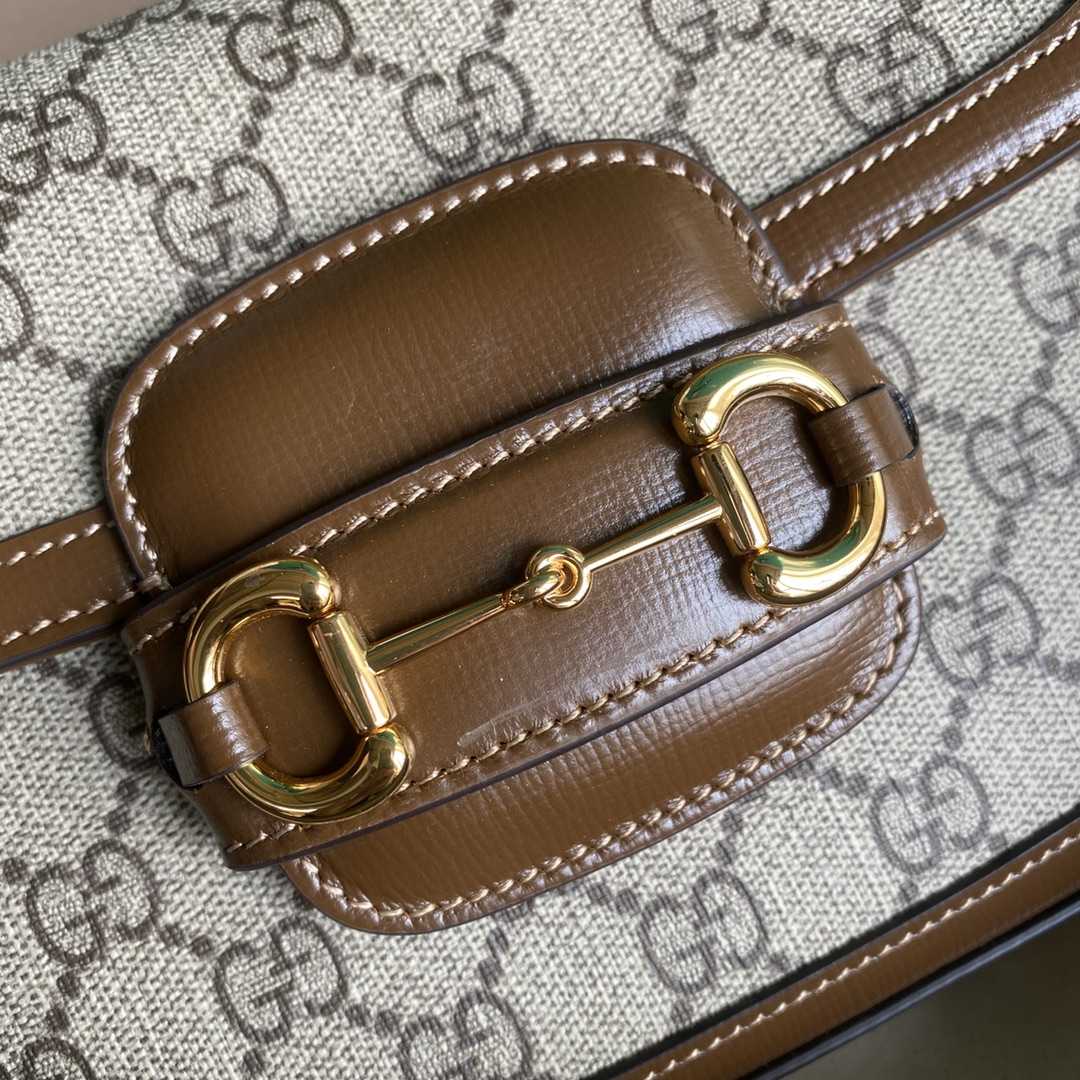 Gucci Horsebit 1955 Mini Bag(20.5-14-5cm)   - FashionPlug