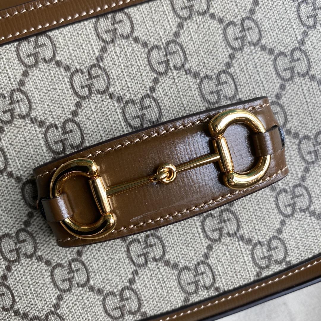Gucci Horsebit 1955 Mini Bag(20.5-14-5cm)   - FashionPlug