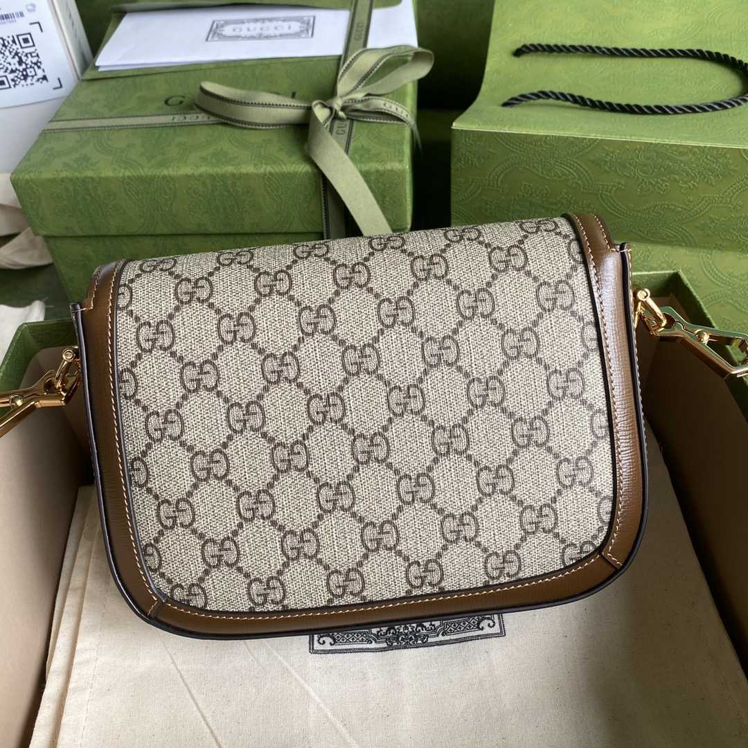 Gucci Horsebit 1955 Mini Bag(20.5-14-5cm)   - FashionPlug