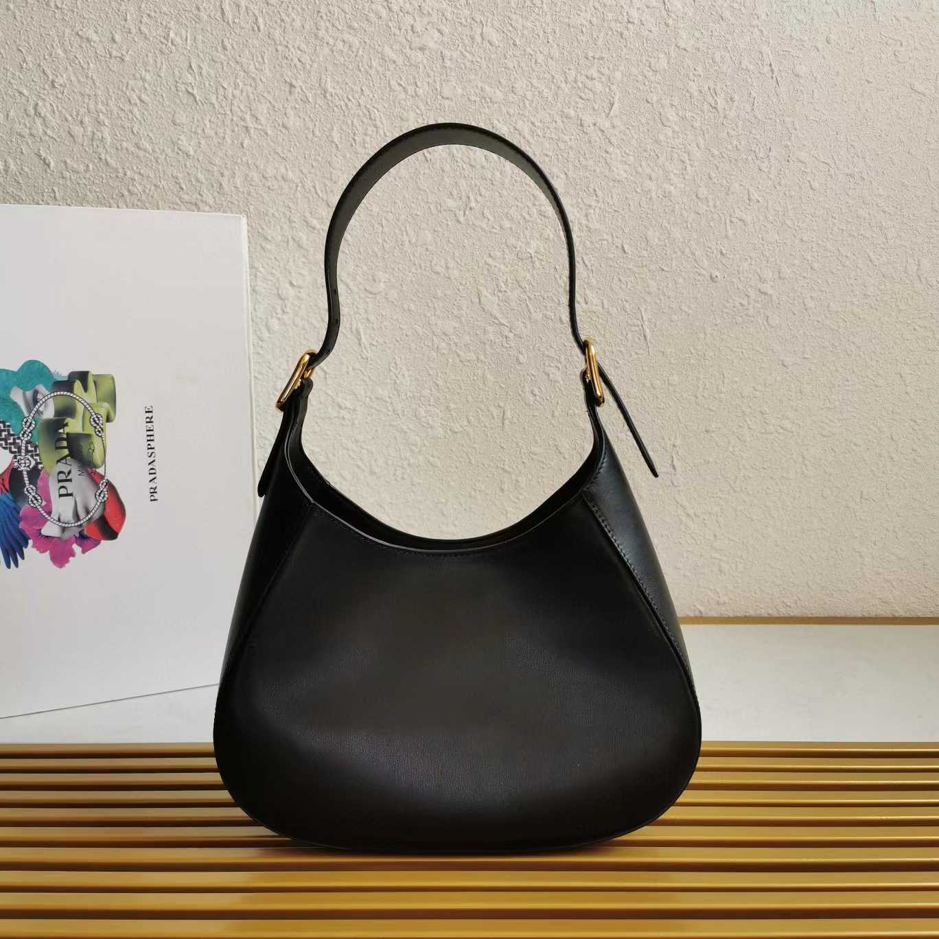 Prada Prada Cleo brushed leather shoulder bag(27-20-7cm) - FashionPlug