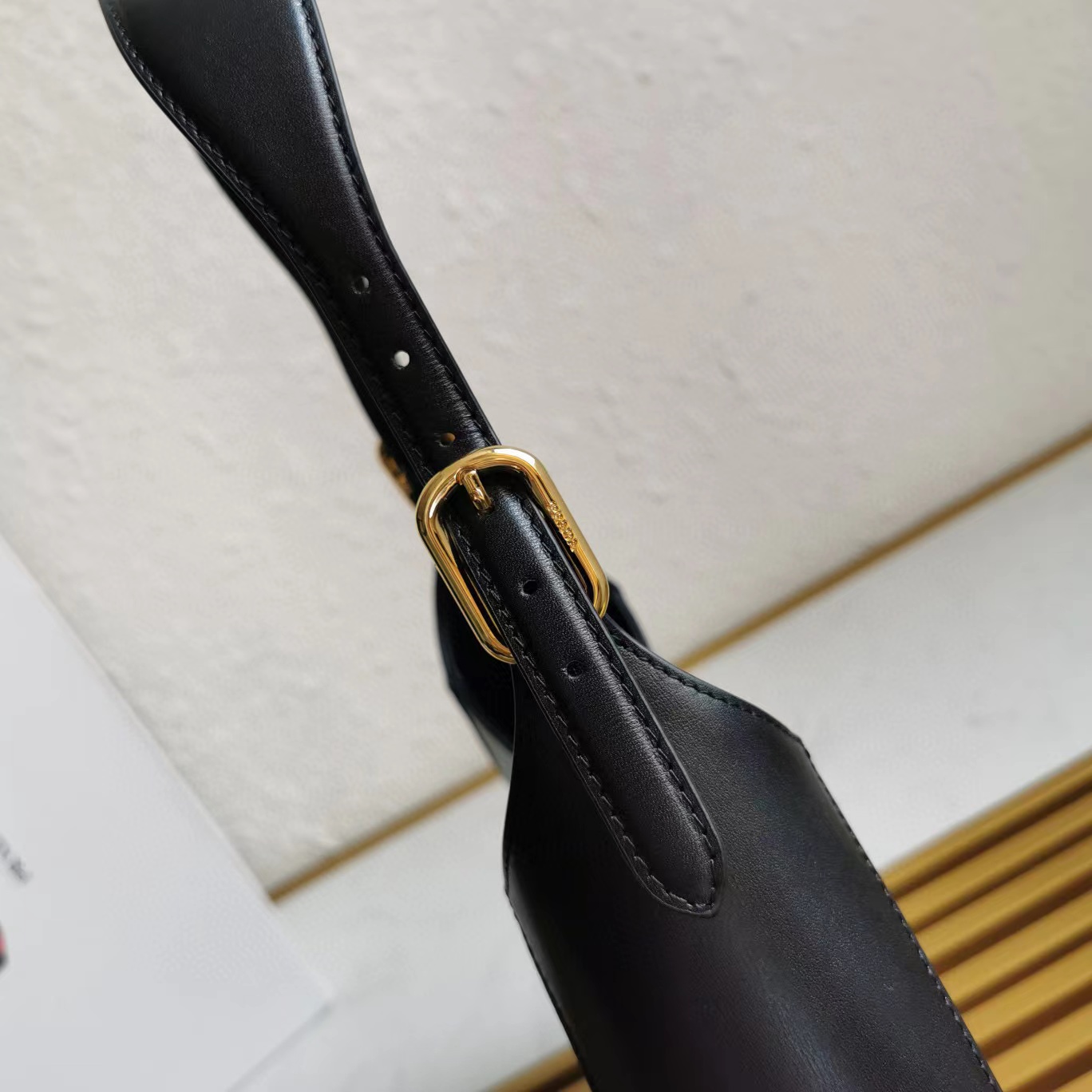 Prada Prada Cleo brushed leather shoulder bag(27-20-7cm) - FashionPlug