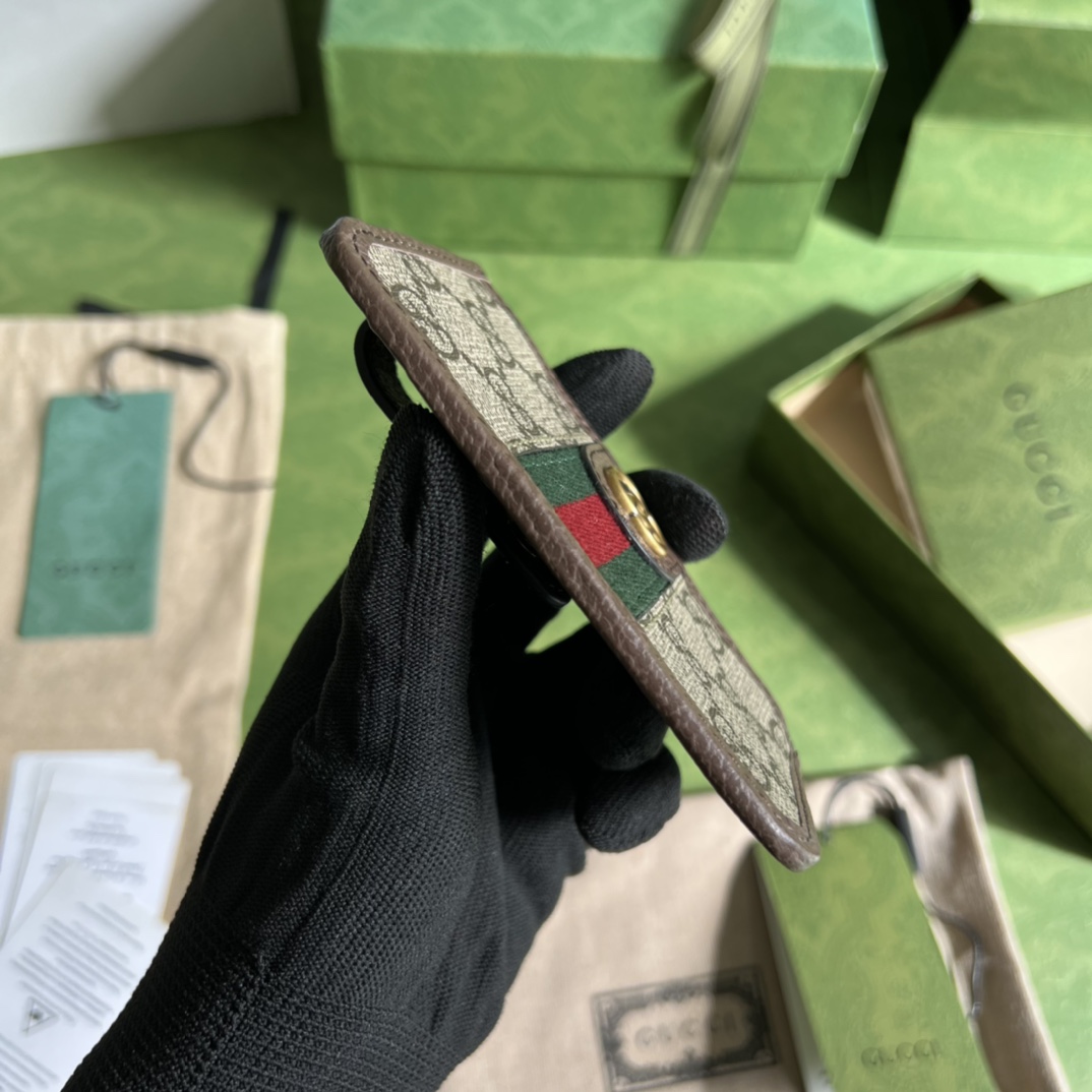 Gucci Ophidia Card Case(12-7.5-1cm) - FashionPlug