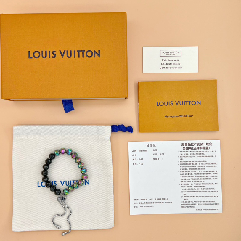 Louis Vuitton LV Beads Bracelet  - FashionPlug