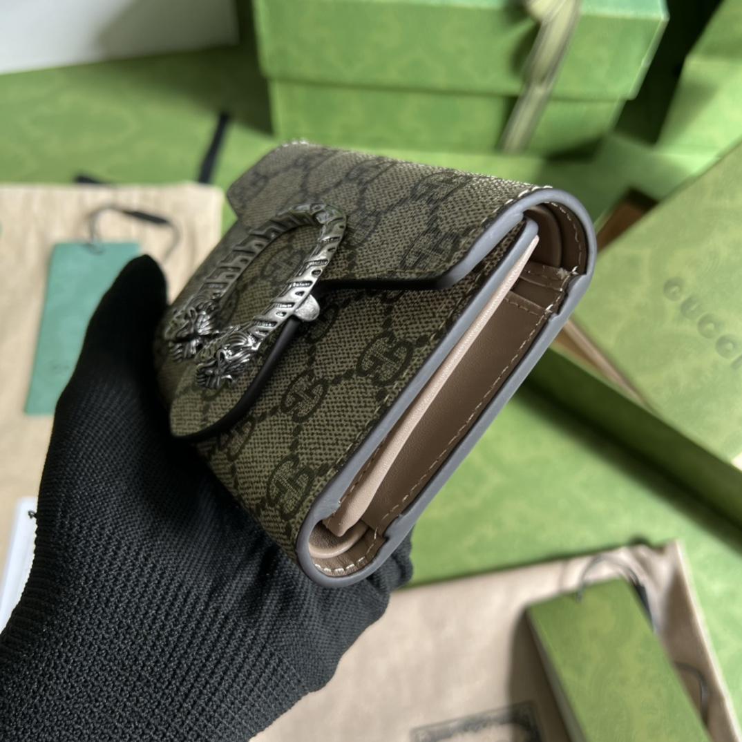 Gucci Dionysus Card Case Wallet(11-9.5-3CM) - FashionPlug