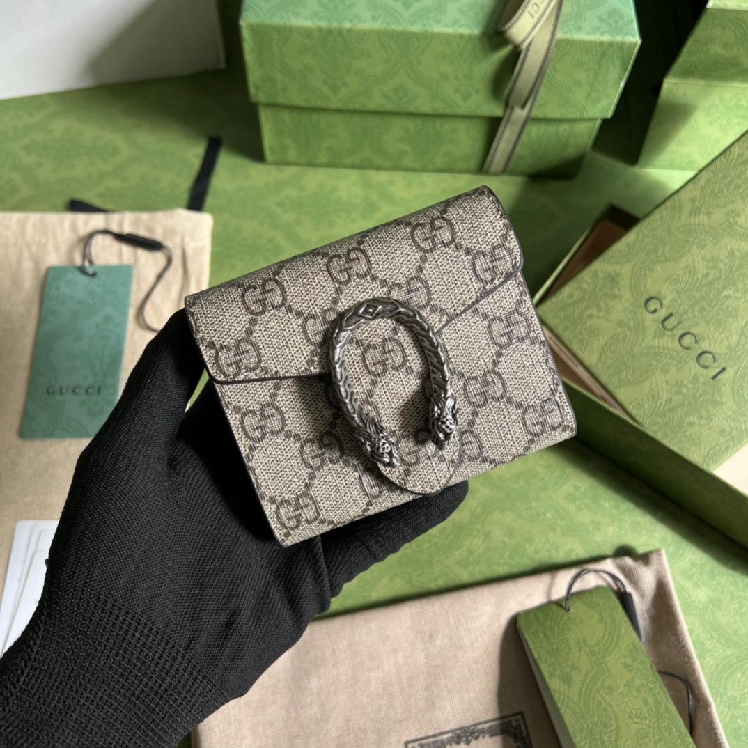 Gucci Dionysus Card Case Wallet(11-9.5-3CM) - FashionPlug