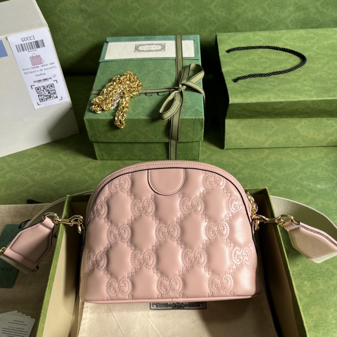 Gucci GG Matelassé Small Bag(23.5*19*8cm) - FashionPlug