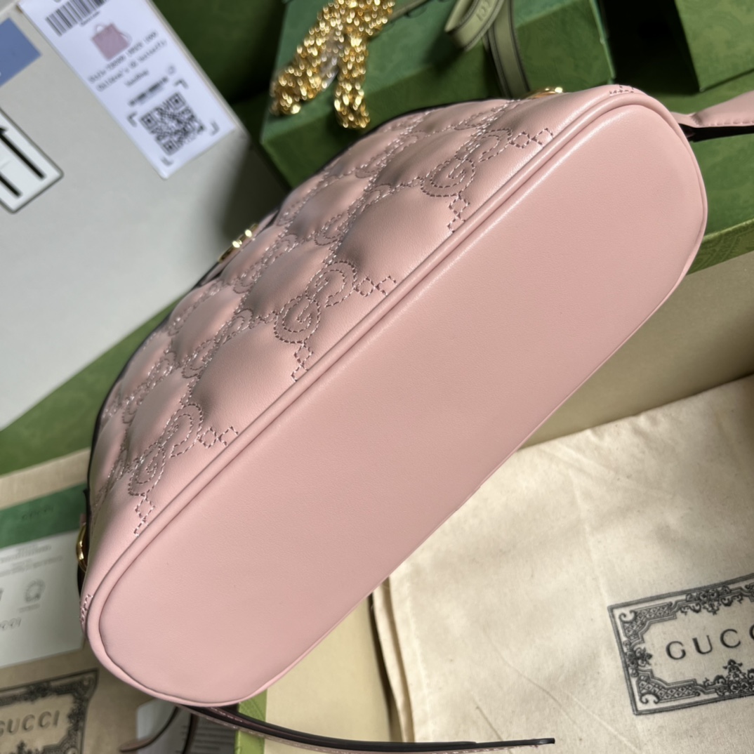 Gucci GG Matelassé Small Bag(23.5*19*8cm) - FashionPlug