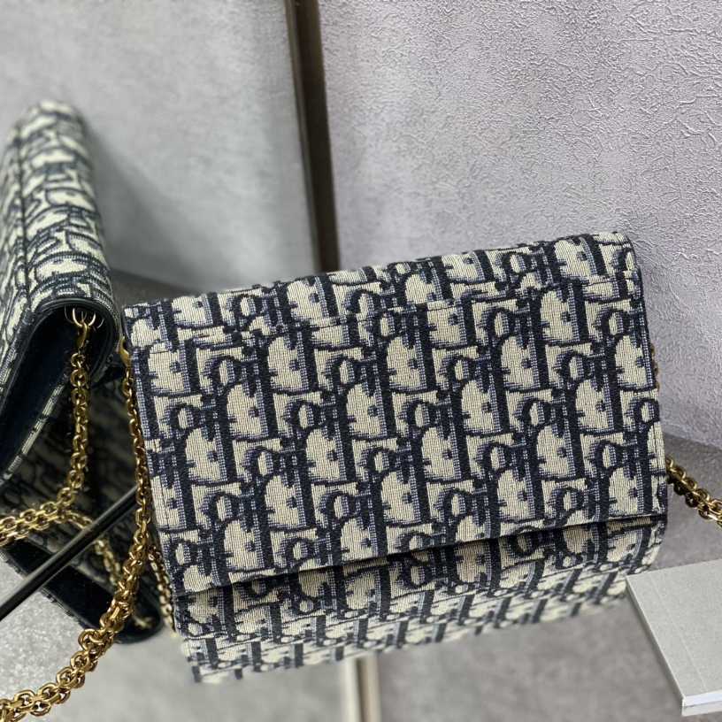 Dior Long Saddle Wallet With Chain - FashionPlug