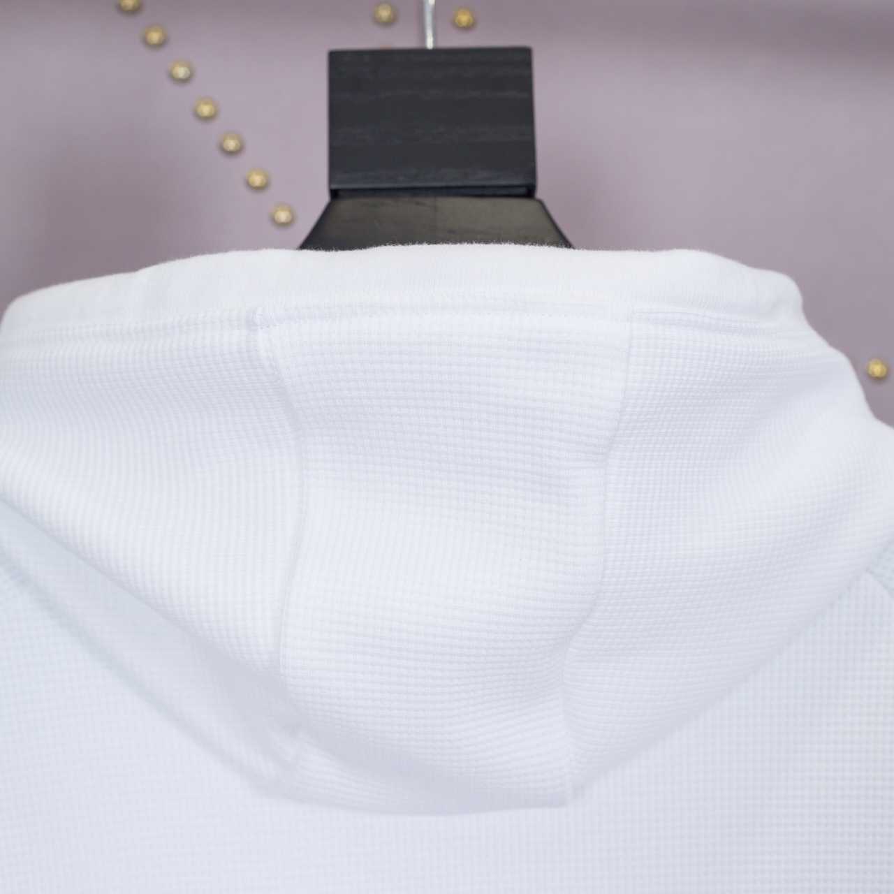 Thom Browne 4-Bar Zip-Up Cotton Hoodie - FashionPlug