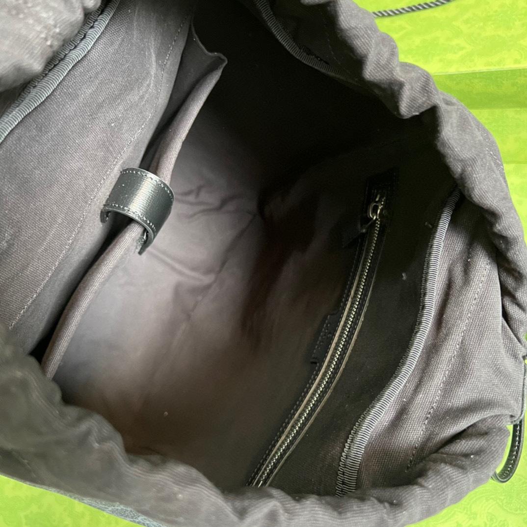 Gucci Medium Backpack With Interlocking G(26-43-18cm) - FashionPlug