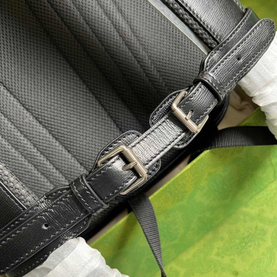 Gucci Medium Backpack With Interlocking G(26-43-18cm) - FashionPlug