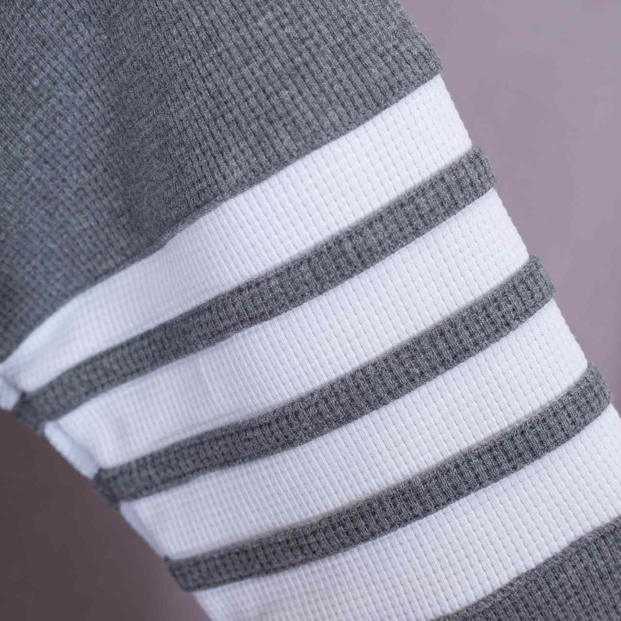 Thom Browne 4-Bar Zip-Up Cotton Hoodie - FashionPlug