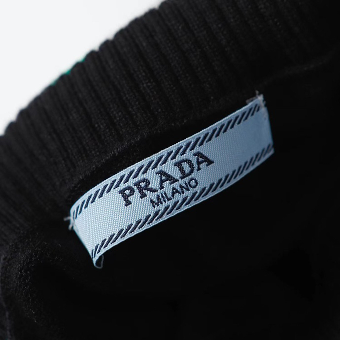 Prada Worsted-Wool Mock-Neck Sweater - FashionPlug