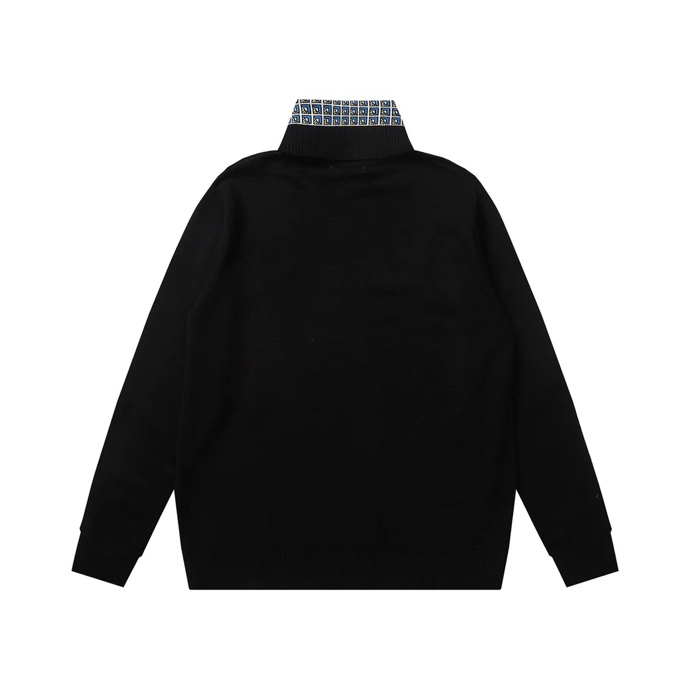 Prada Worsted-Wool Mock-Neck Sweater - FashionPlug