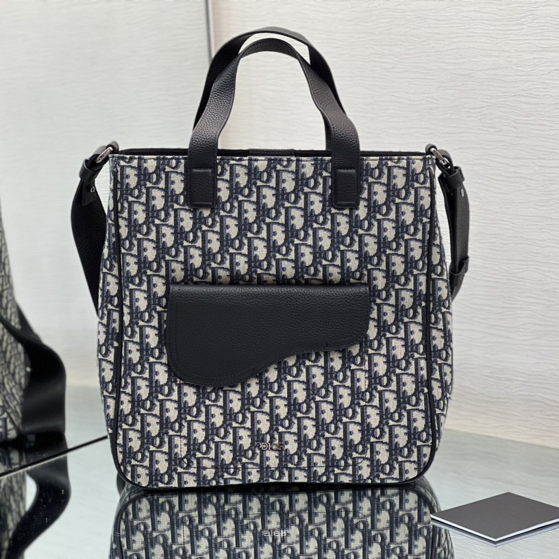 Dior Saddle Tote Bag With Shoulder Strap - FashionPlug