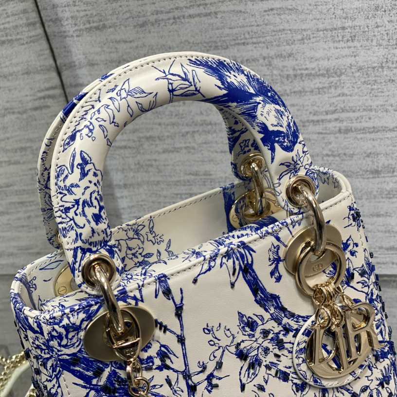 Dior Mini Lady Dior Bag(17cm) - FashionPlug