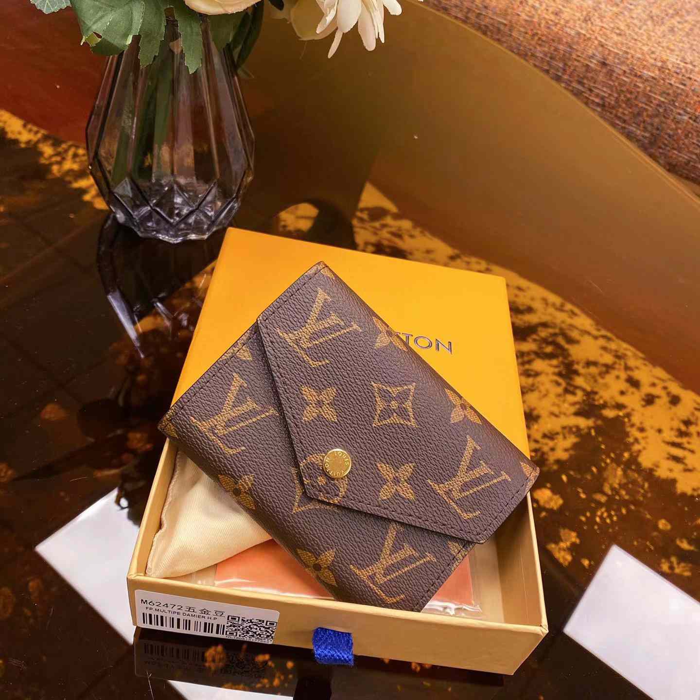 Louis Vuitton Victorine Wallet(12-9cm)  M62472 - FashionPlug