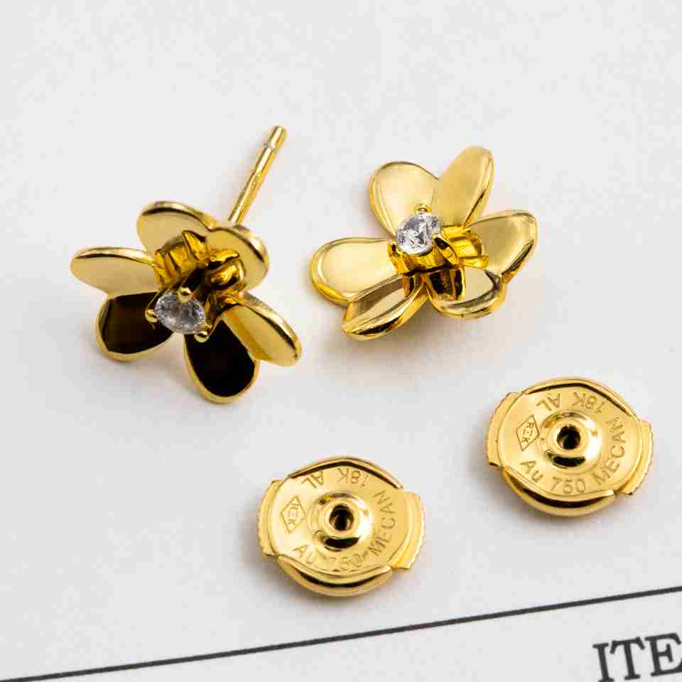 Van Cleef & Arpels Frivole Earrings - FashionPlug