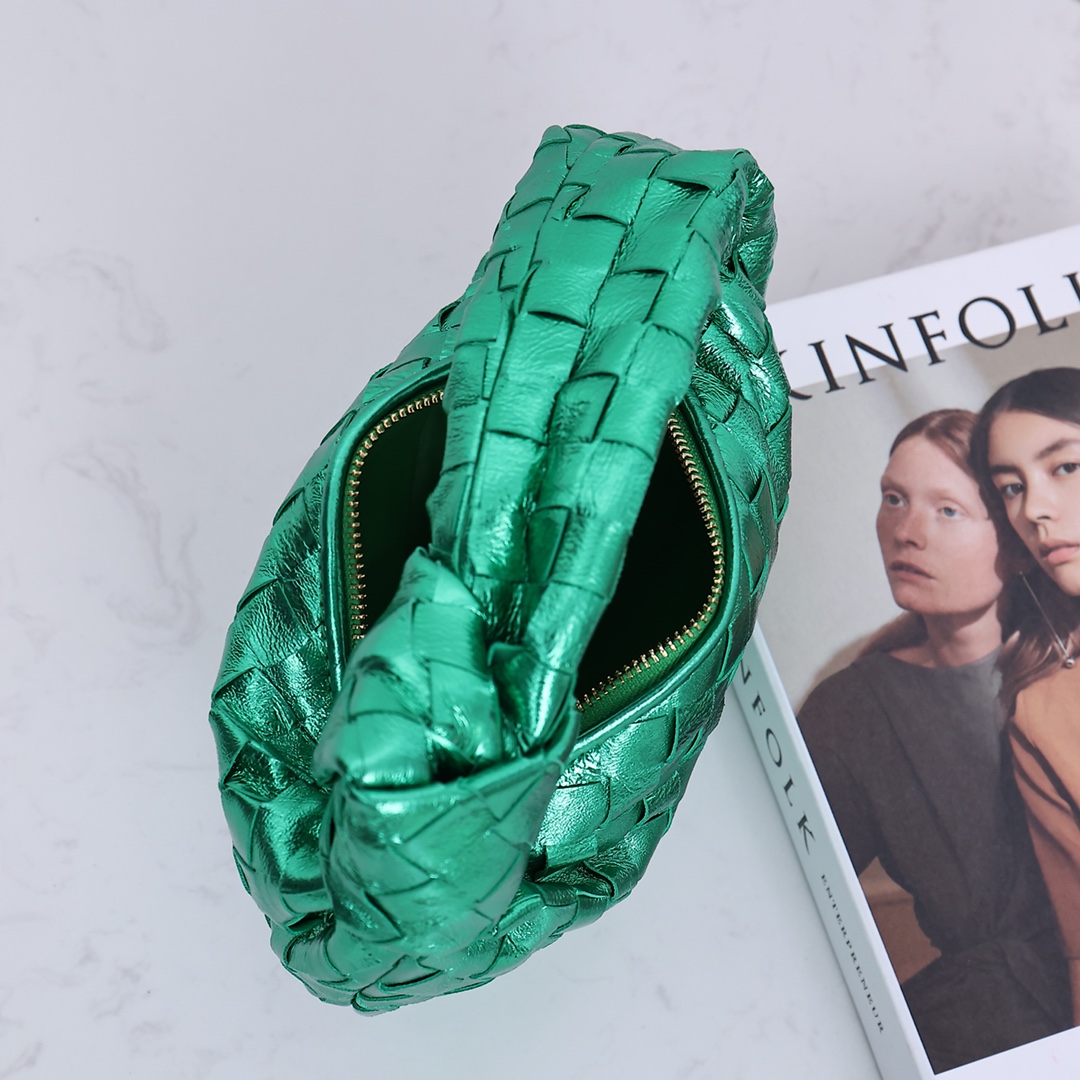 Bottega Veneta Mini Jodie Handle Bag(28-23-8cm) - FashionPlug