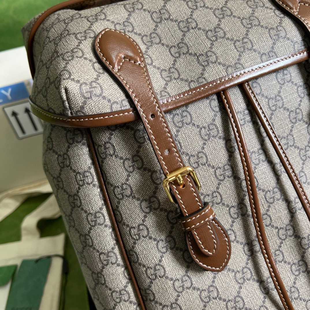 Gucci Medium Backpack With Interlocking G(26-43-18cm) - FashionPlug