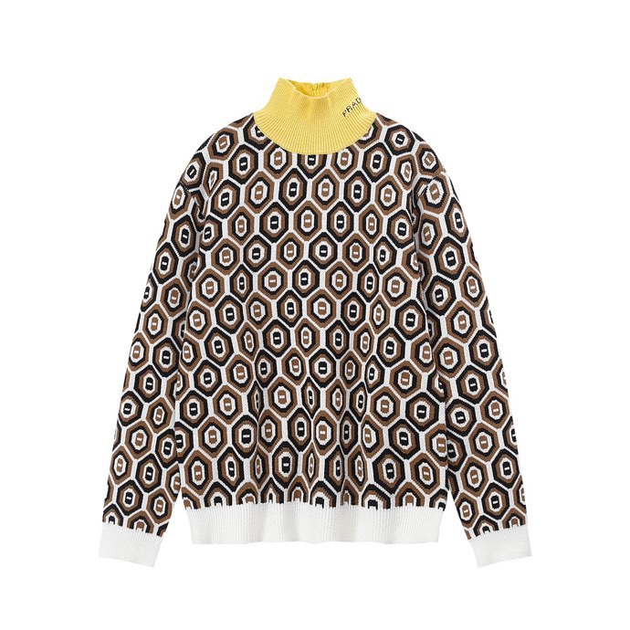 Prada Cashmere And Wool Turtleneck Sweater - FashionPlug