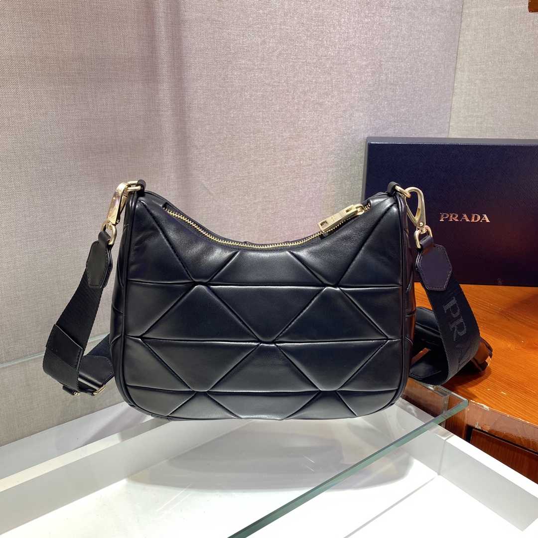 Prada System Patchwork Shoulder Bag(24*17*7cm) - FashionPlug