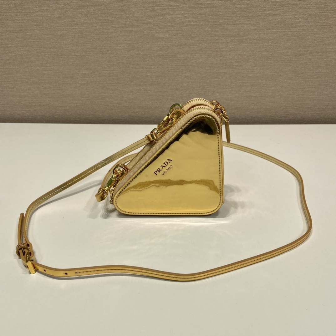 Prada Embellished Satin And Leather Mini-Pouch - FashionPlug