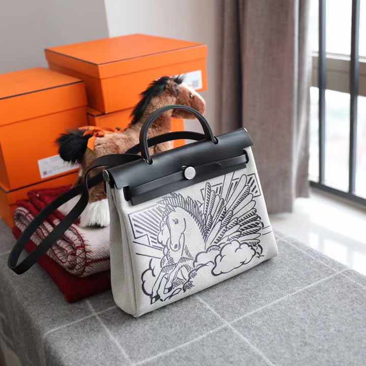 Hermes Herbag Handbag (31-26-10cm) - FashionPlug