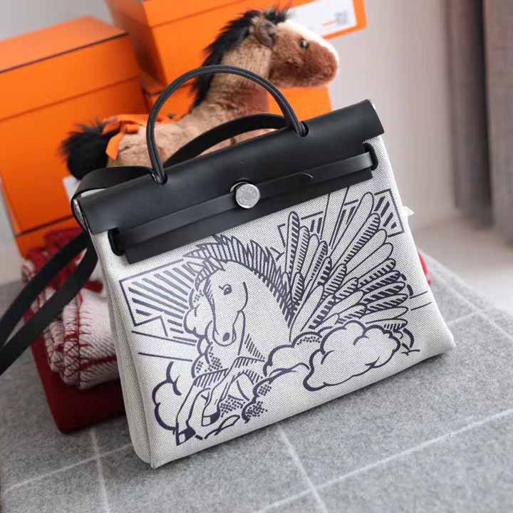 Hermes Herbag Handbag (31-26-10cm) - FashionPlug