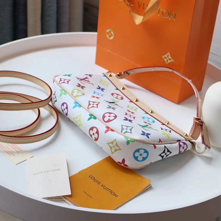 Louis Vuitton x Takashi Murakami Pochette Accessoires Clutch Bag(22-13cm) - FashionPlug