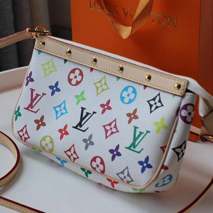 Louis Vuitton x Takashi Murakami Pochette Accessoires Clutch Bag(22-13cm) - FashionPlug