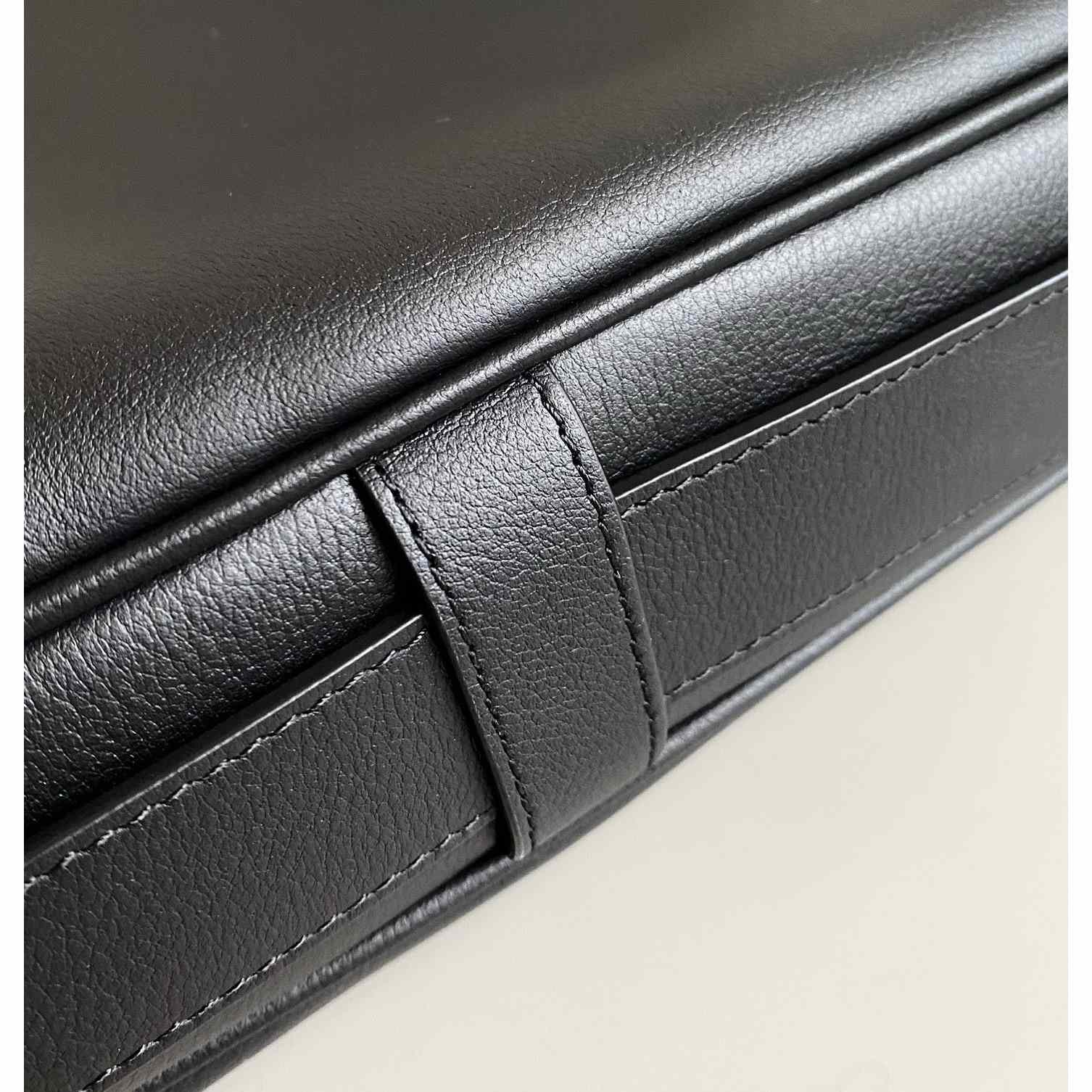 Celine Large Romy In Supple Calfskin Black - FashionPlug