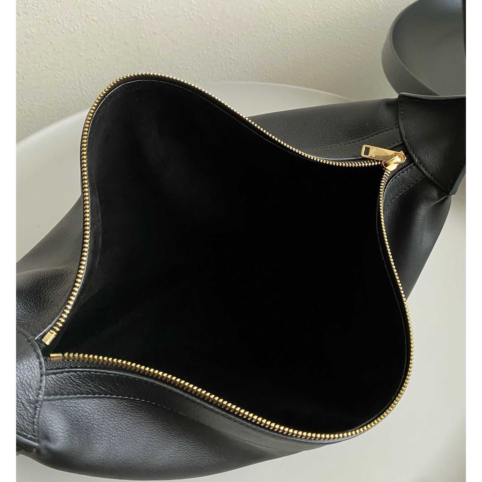 Celine Large Romy In Supple Calfskin Black - FashionPlug