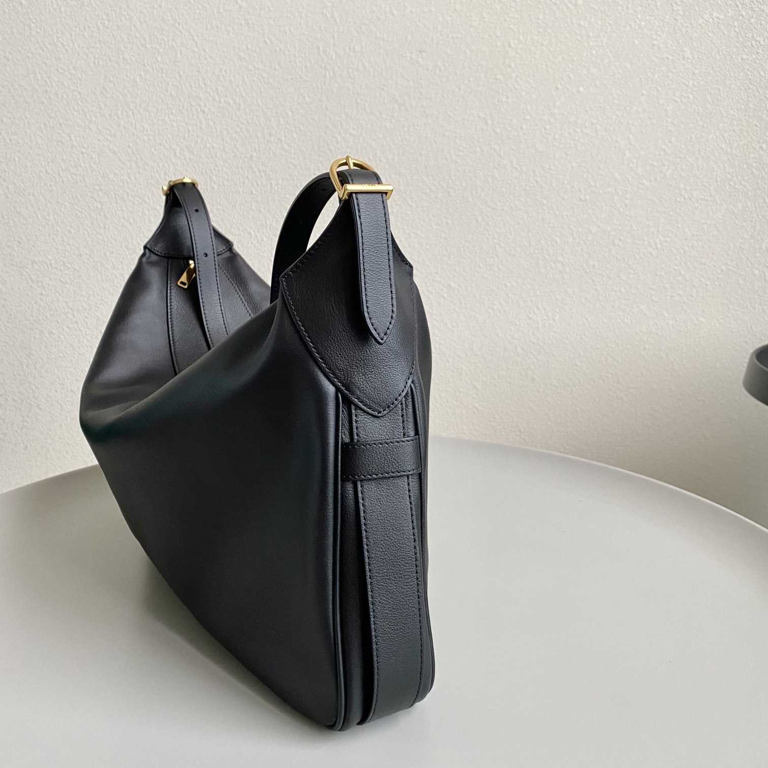 Celine Large Romy In Supple Calfskin Black - FashionPlug