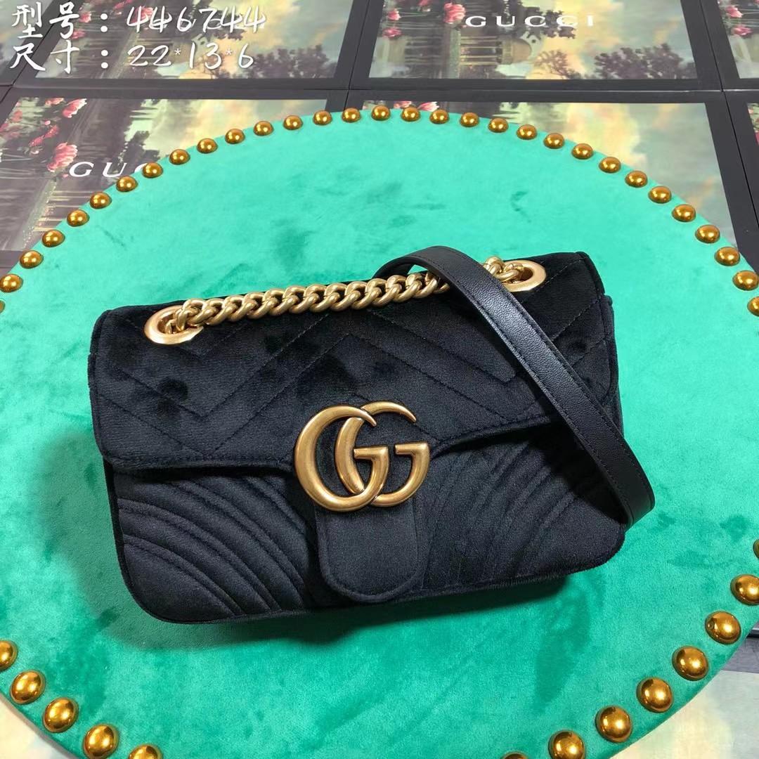 Gucci  GG  Shoulder Bag(26-15-7CM)  443497 - FashionPlug