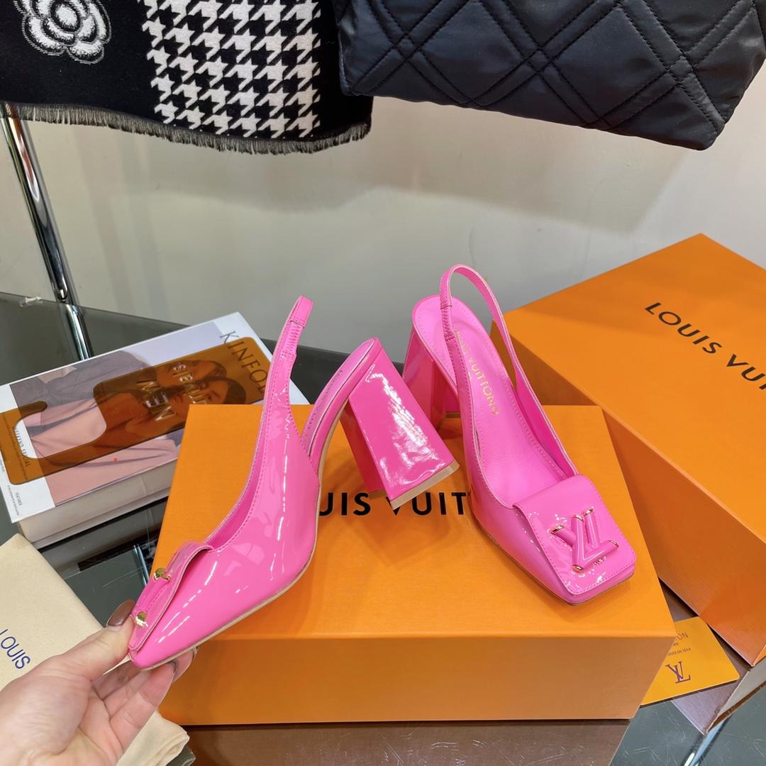 Louis Vuitton Shake Slingback Pump      1AB0BU - FashionPlug
