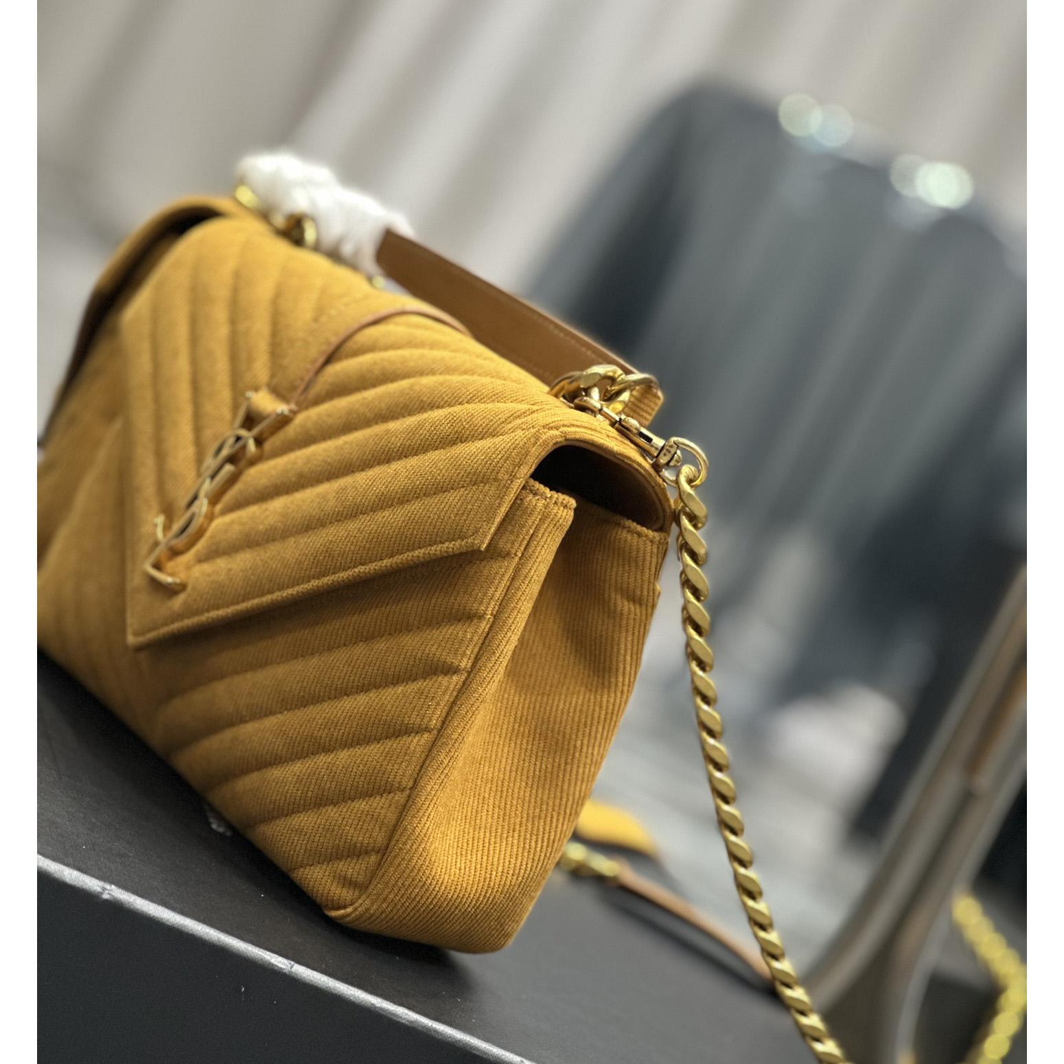 Saint Laurent College Shoulder Bag (24x17x6cm) - FashionPlug