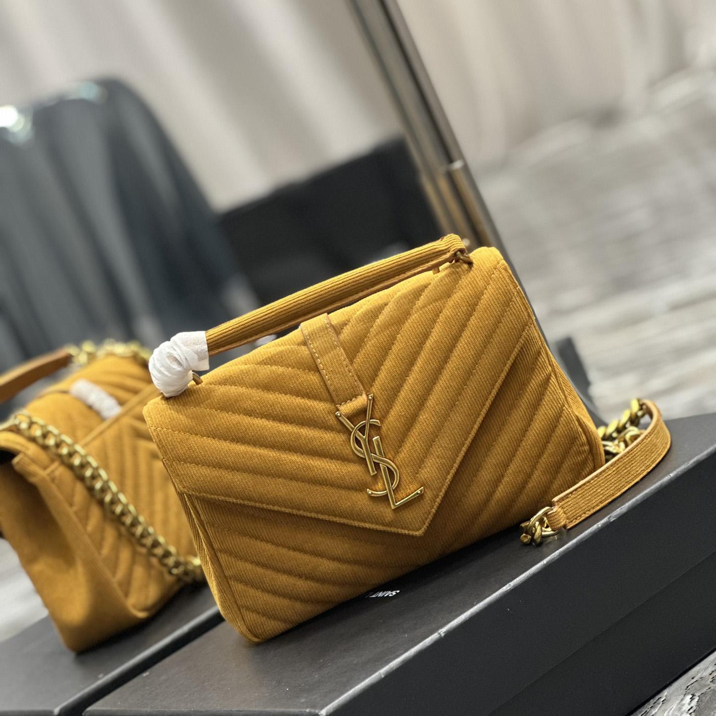 Saint Laurent College Shoulder Bag (24x17x6cm) - FashionPlug